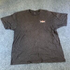 Jack's Surfboards T Shirt Mens 2XL Black Cotton Graphic Short Sleeve Pullover